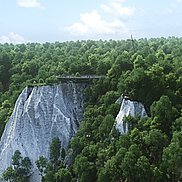Der Königsstuhl aus der Vogelperspektive